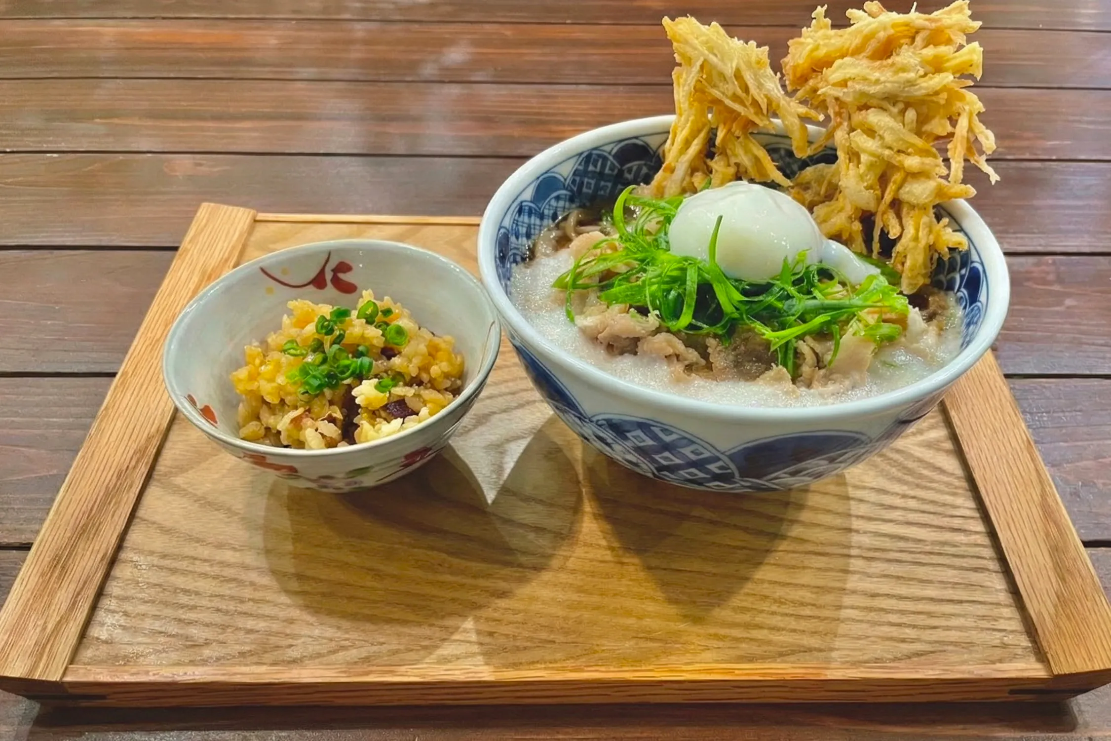 「豚肉とごぼう天の山かけ蕎麦」が登場！